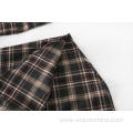 Autumn Pure Cotton Long Sleeved Plaid Shirt